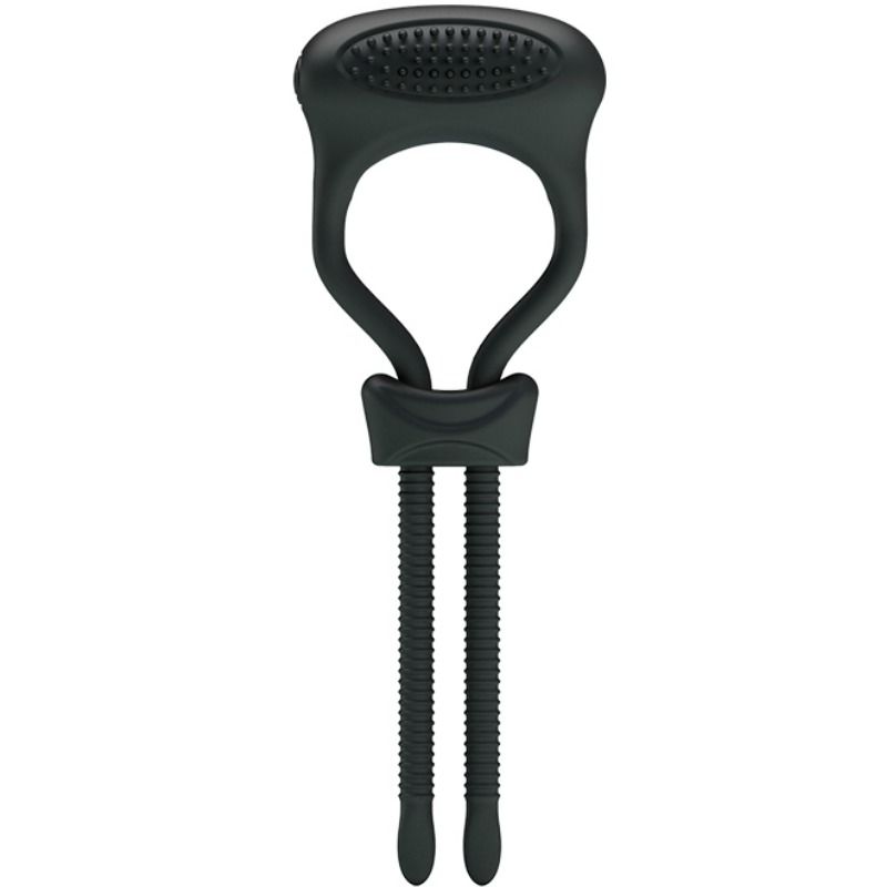 PRETTY LOVE Anel Vibratório Curitis com dois tentáculos e bala vibratória para ereções prolongadas