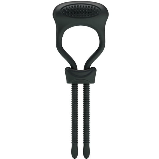 PRETTY LOVE Anel Vibratório Curitis com dois tentáculos e bala vibratória para ereções prolongadas