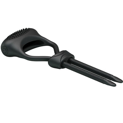PRETTY LOVE Anel Vibratório Curitis com dois tentáculos e bala vibratória para ereções prolongadas