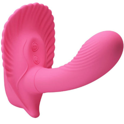 Vibrador Pretty Love Shell com Controle Remoto, em silicone macio, para estimulação do ponto G.