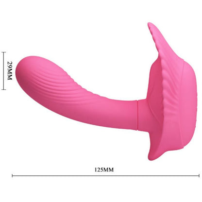 Vibrador Pretty Love Shell com Controle Remoto, em silicone macio, para estimulação do ponto G.