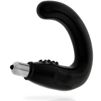 Close-up do Massageador Anal Vibratório ADDICTED TOYS, detalhando seu design ergonômico e material seguro.