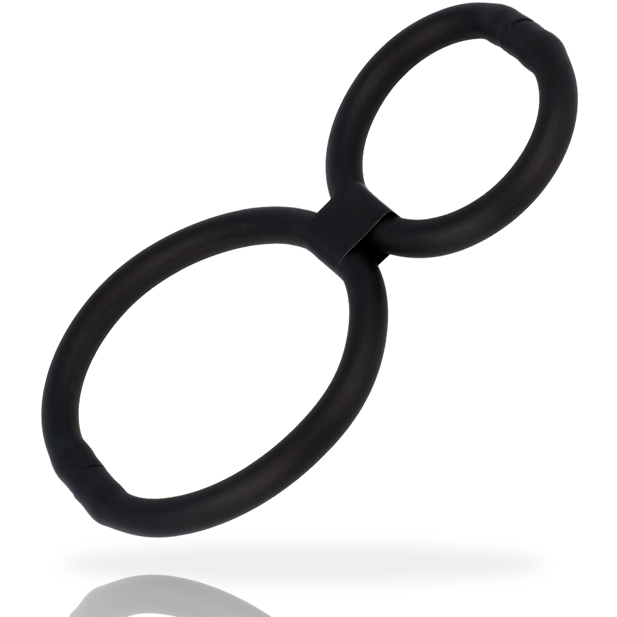 Anéis Penianos Ajustáveis de Silicone ADDICTED TOYS para ereções e prazer prolongado.
