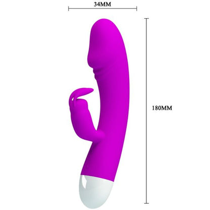 Vibrador PRETTY LOVE Smart Coelhinho G-Spot de silicone recarregável com 30 modos de vibração