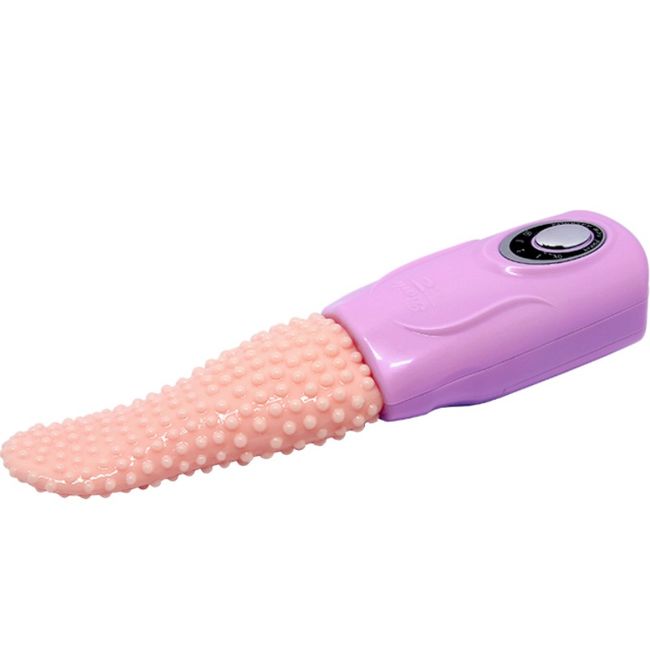 Vibrador Estimulador de Língua PRETTY LOVE com rotação inteligente e design ergonómico.