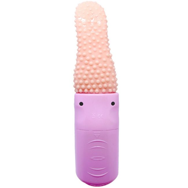 Vibrador Estimulador de Língua PRETTY LOVE com rotação inteligente e design ergonómico.