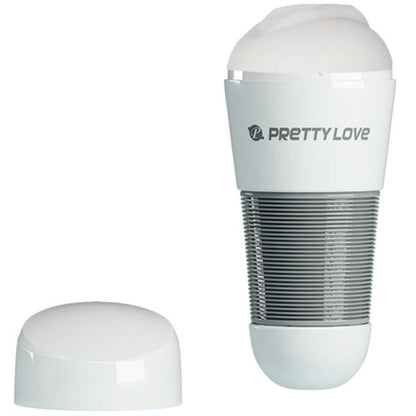 Imagem do Masturbador Masculino PRETTY LOVE Kitty White com design de vagina realista.