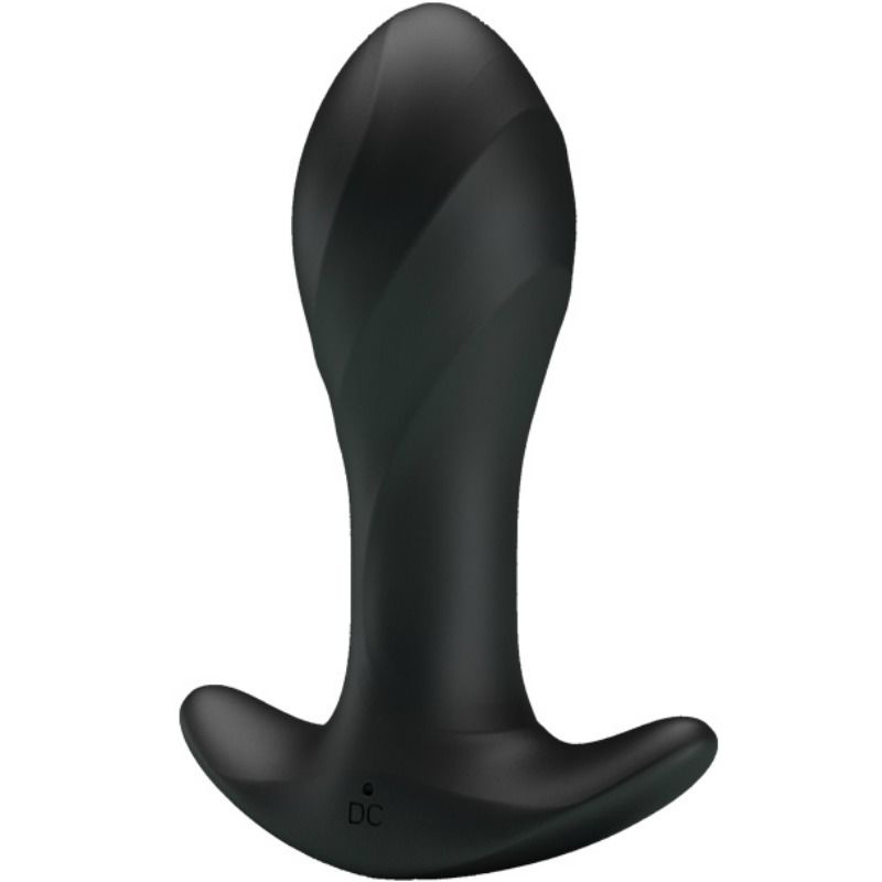 PRETTY LOVE Vibrador Anal de silicone com 12 funções