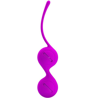 PRETTY LOVE Bolas Vaginais Kegel Lilac em silicone para fortalecimento pélvico e estimulação