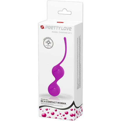 PRETTY LOVE Bolas Vaginais Kegel Lilac em silicone para fortalecimento pélvico e estimulação