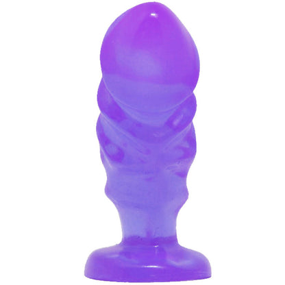 Close-up do Plug Anal Baile Lils, unissexo, flexível, com ventosa e textura macia, ideal para estimulação anal.