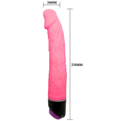 Imagem do BAILE Vibrador Realístico Adour Club 23 cm, destacando sua textura suave e formato realista.