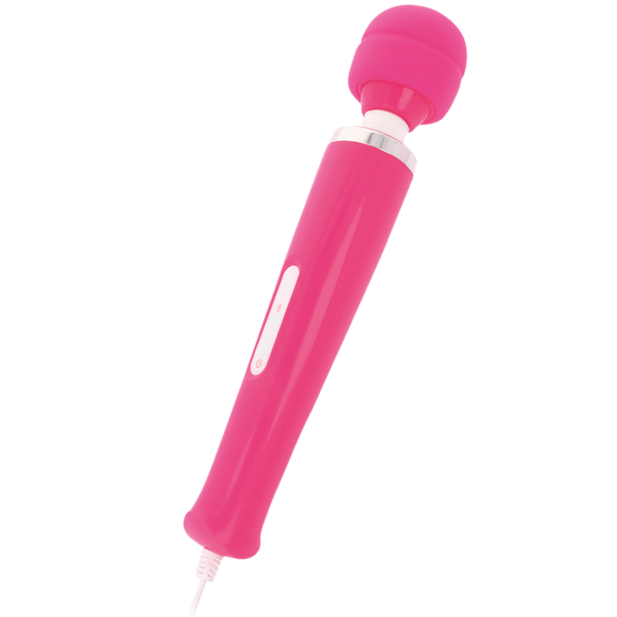INTENSE Massageador Wand Keanu Rosa com cabeça flexível e design ergonómico