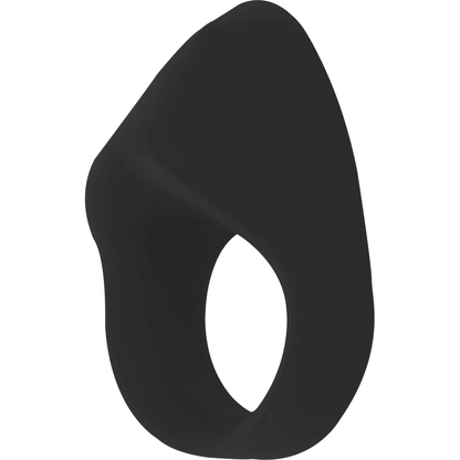 Close-up do INTENSE Anel Vibrador Recarregável OTO Preto, destacando o seu design ergonómico e material de silicone suave.