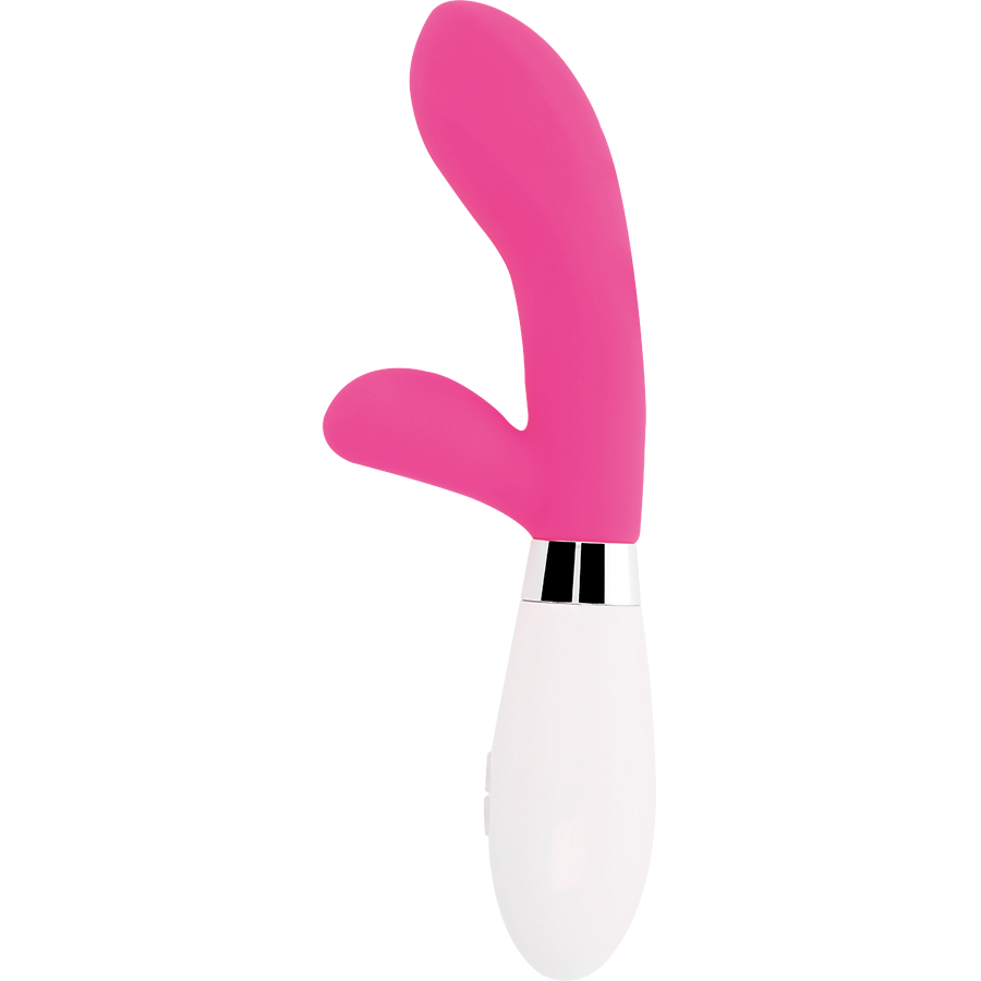 Vibrador coelho GLOSSY Jackson de silicone com 10 funções para estimulação do ponto G e clitóris.