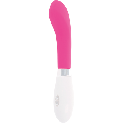 Vibrador Curvo GLOSSY John Rosa em silicone com design ergonómico