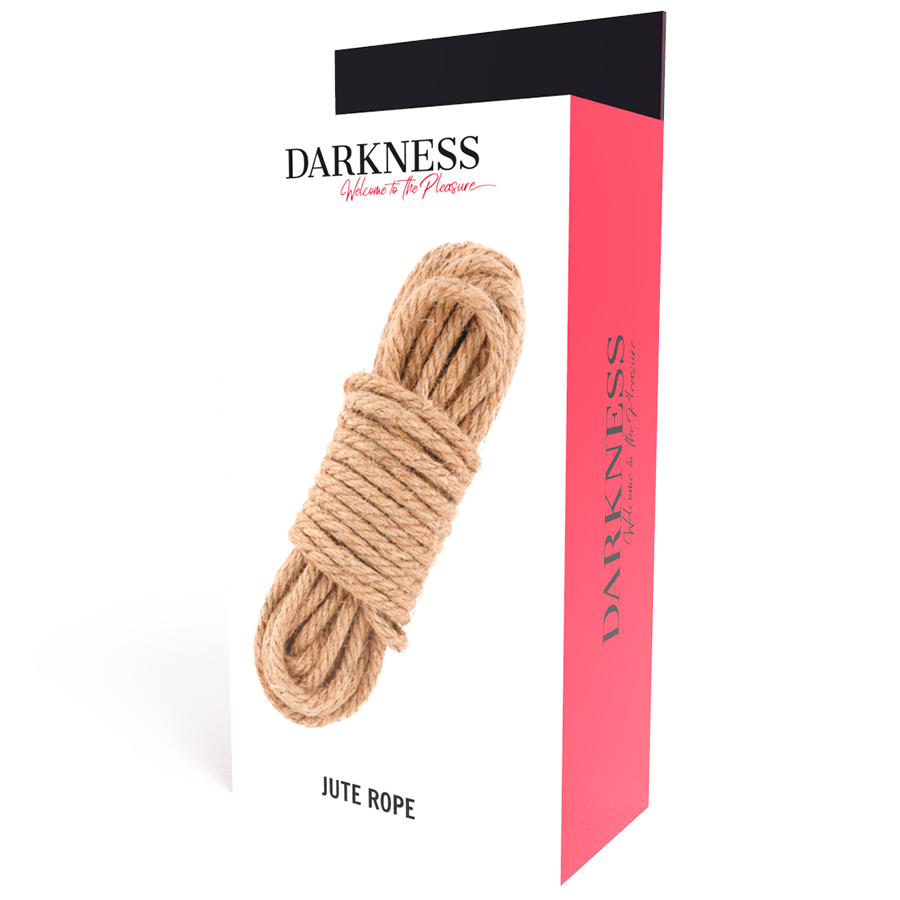 Corda de Bondage Darkness de Juta 5 Metros para BDSM
