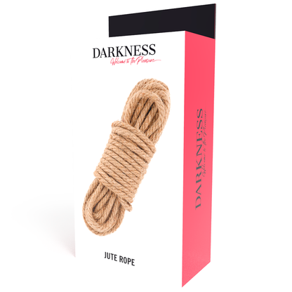 Corda de Bondage Darkness de Juta 5 Metros para BDSM