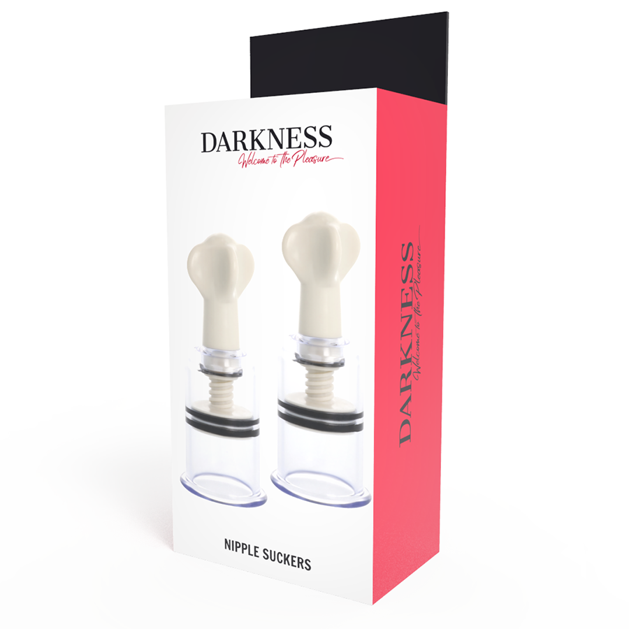 Darkness Suctor de Mamilos Transparente 3,1cm para estimulação sensual.