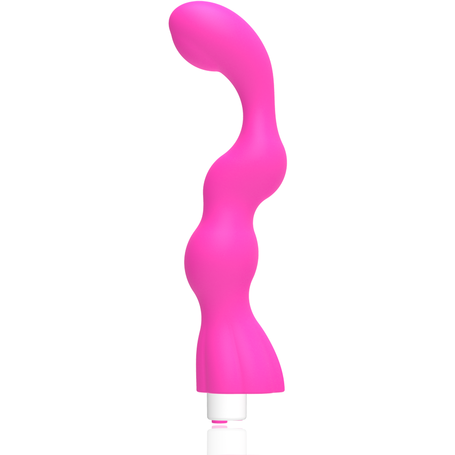 VIBRADOR DE GOMA ROSA GEORGE - PUNTO G