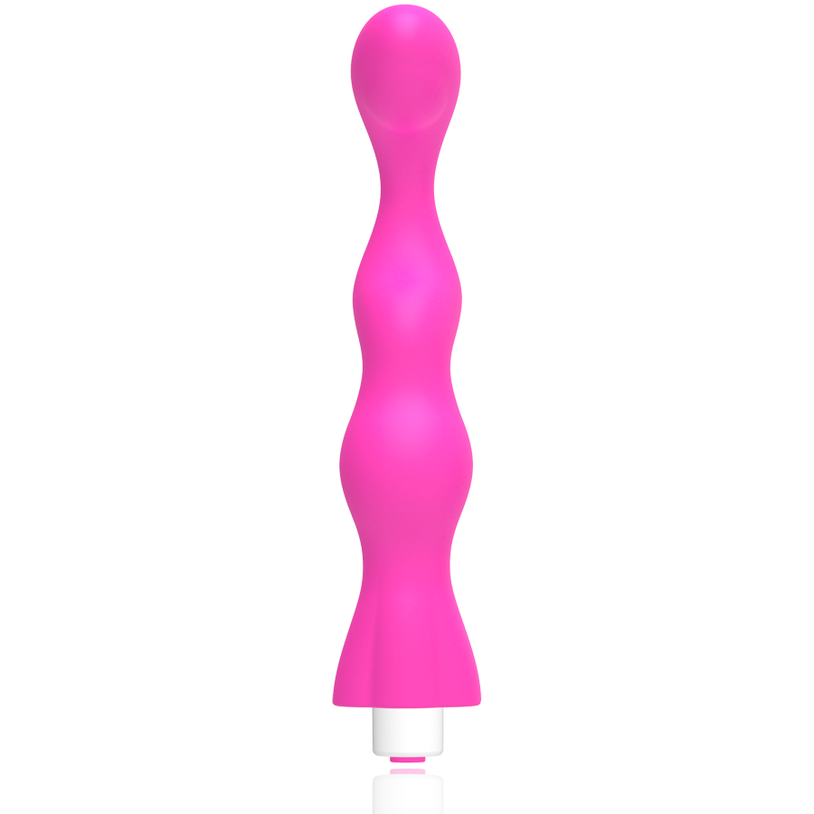 VIBRADOR DE GOMA ROSA GEORGE - PUNTO G
