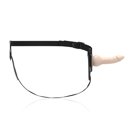 Arnês Fetish Submissivo de silicone realista 16cm para BDSM e prazer
