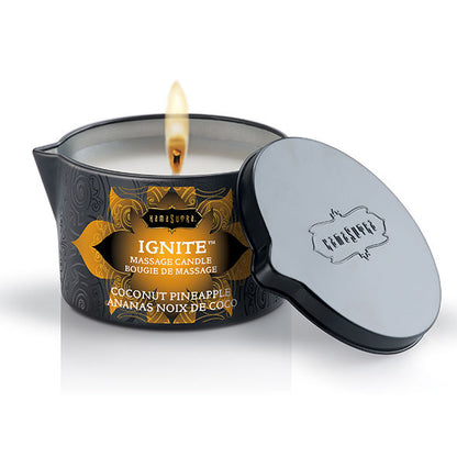 KAMASUTRA - VELA DE MASAJE DE COCO Y PIÑA 170GR
