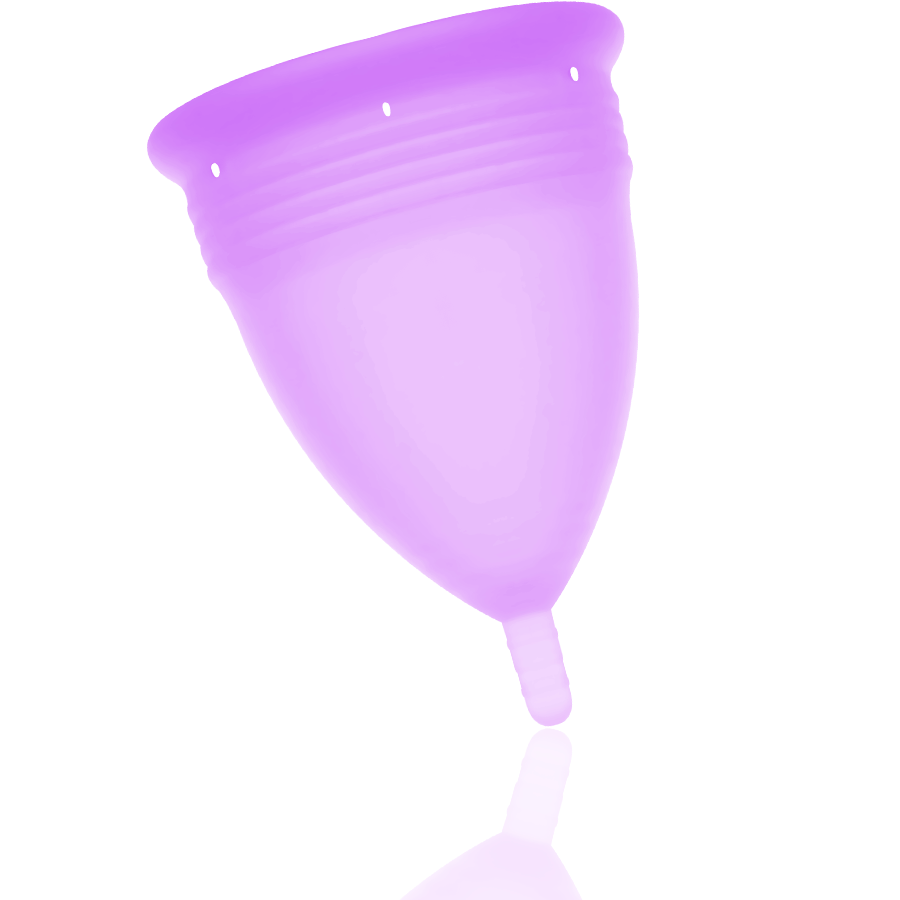 STERCUP - COPA MENSTRUAL DE SILICONA APROBADA POR LA FDA COLOR LILA - TALLA G