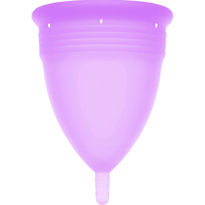 STERCUP - COPA MENSTRUAL DE SILICONA APROBADA POR LA FDA COLOR LILA - TALLA G