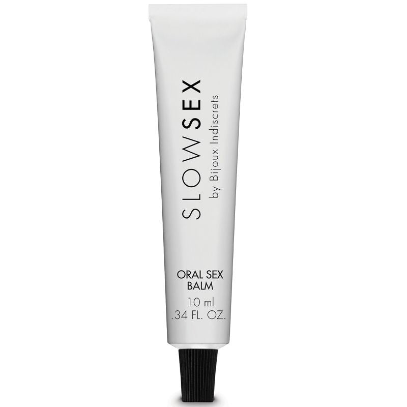 Embalagem do BIJOUX Slow Sex Bálsamo para Sexo Oral Efeito Refrescante Coco 10 ML