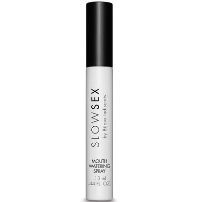 Close-up of the BIJOUX SLOW SEX Spray Oral Cítrico 13ml, highlighting its packaging and features.