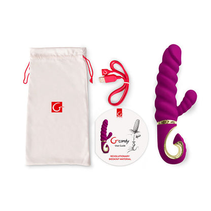 G-VIBE - JUGUETES DIVERTIDOS CONEJO VIBRADOR G-CANDY DULCE FRAMBUESA
