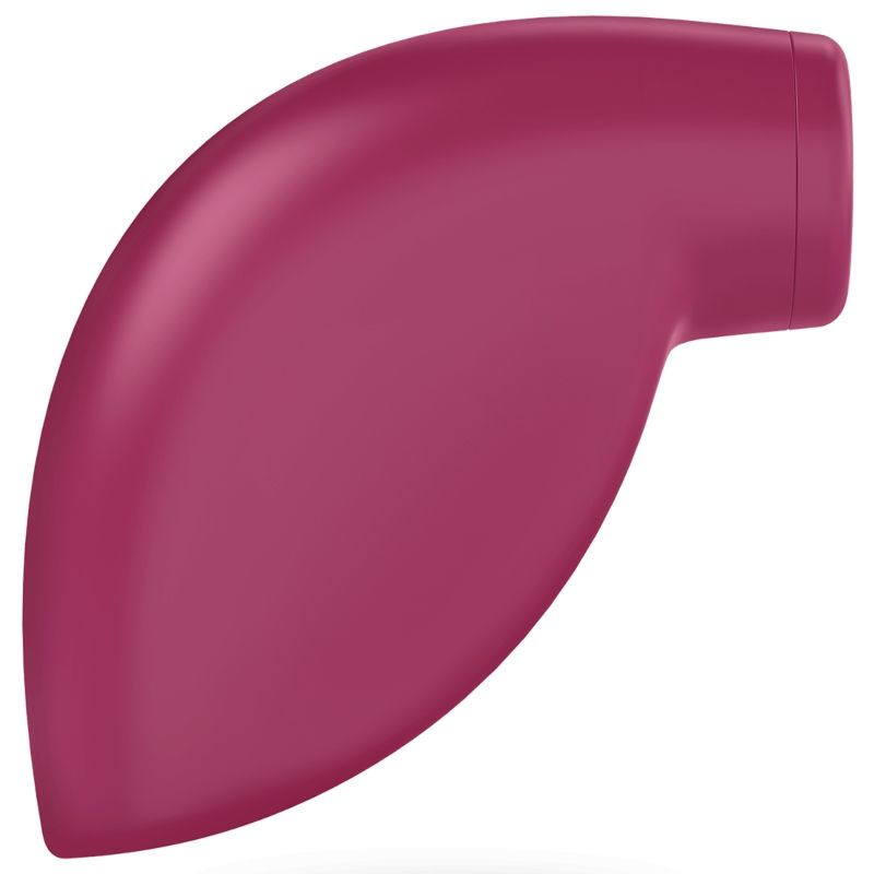 Satisfyer One Night Stand - Estimulador de Ondas de Pressão em vermelho berry, mostrando seu design compacto.