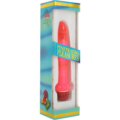 SIETE CREACIONES - VIBRADOR ANAL DE GELATINA FINA ROSA