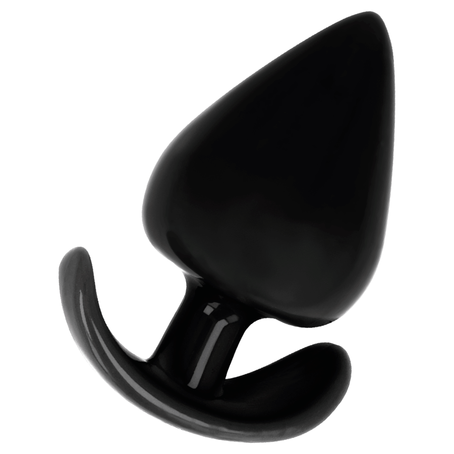 Imagem do Plug Anal ADDICTED TOYS 6.5cm, destacando o seu design ergonómico e material de silicone macio.