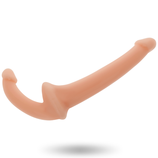 ADDICTED TOYS Dildo Sem Arnês com Nervuras e Estimulação G-Spot, em detalhe.