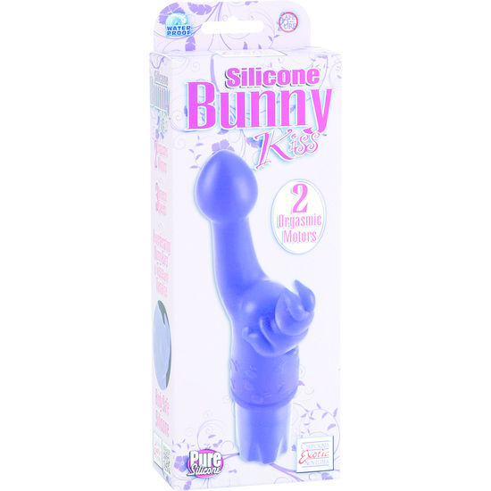 Vibrador Conejo de Silicona Flexible Morado