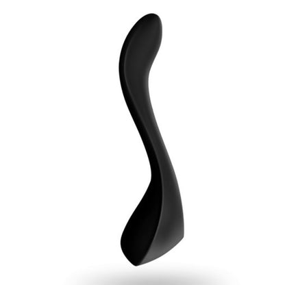 Satisfyer Parceiro Multifun 2 vibrador multifuncional preto, com design ergonómico e flexível para prazer a dois ou solo.