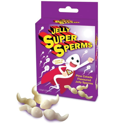 SPENCER &amp; FLEETWOOD - GOMITAS JELLY SUPER SPERM FORMA ESPERMA 120 GR