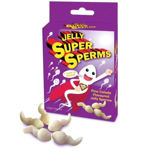 SPENCER &amp; FLEETWOOD - GOMITAS JELLY SUPER SPERM FORMA ESPERMA 120 GR