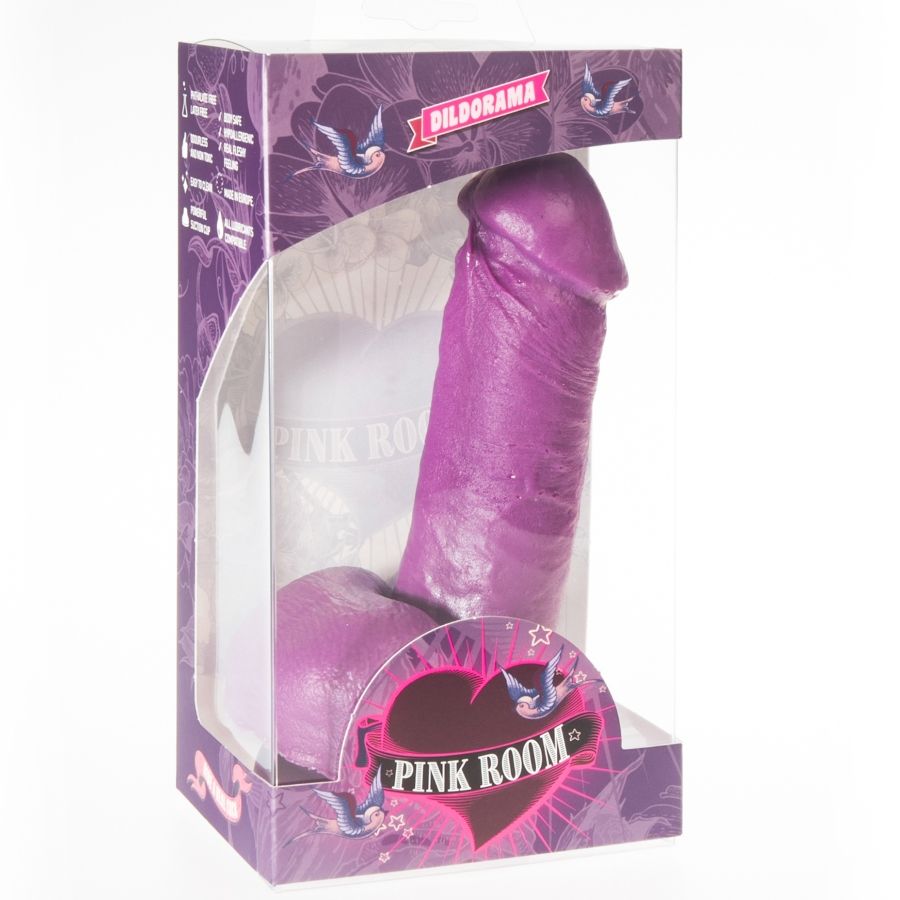 PINK ROOM - DILDO REALISTA MORADO 16 CM