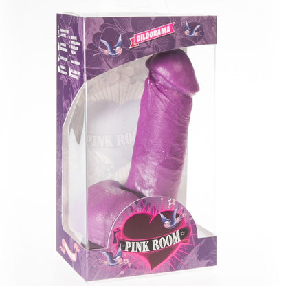 PINK ROOM - DILDO REALISTA MORADO 16 CM