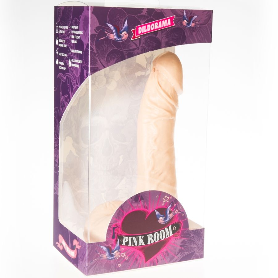 SALA ROSA - EBAN DILDO REALISTA DE FORRO POLAR 19 CM