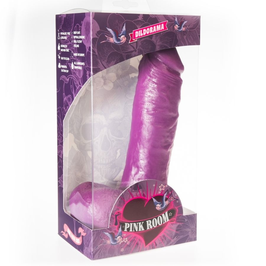 PINK ROOM - DILDO REALISTA MORADO ANTON 21,5 CM