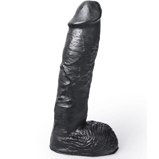 SISTEMA COLGADO - DILDO NEGRO REALISTA, COLOR MICKEY MOUSE, 24 CM