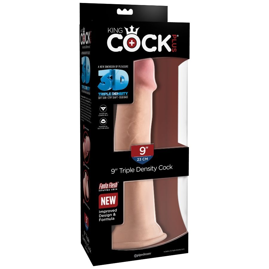 Dildo de Triple Densidad 23 cm