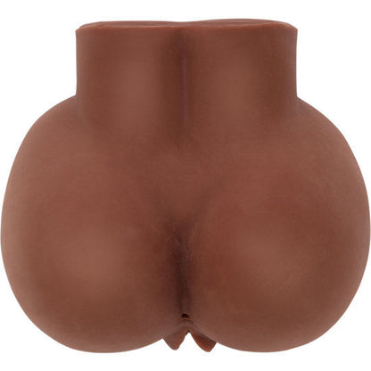 Close-up do Masturbador ACT Hot Honey Rider com Vibrador, mostrando seus orifícios e textura realista.
