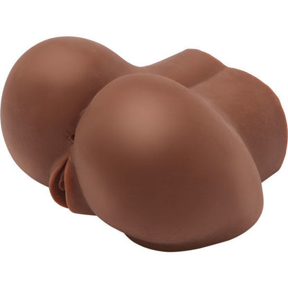 Close-up do Masturbador ACT Hot Honey Rider com Vibrador, mostrando seus orifícios e textura realista.