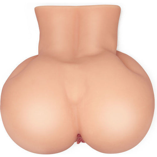 Imagem do Masturbador ACT Fuckholes Realista, mostrando os canais vaginal e anal