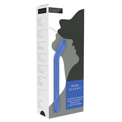 B SWISH Vibrador Ponto G Clássico Aqua 5 Funções com design ergonómico e toque sedoso